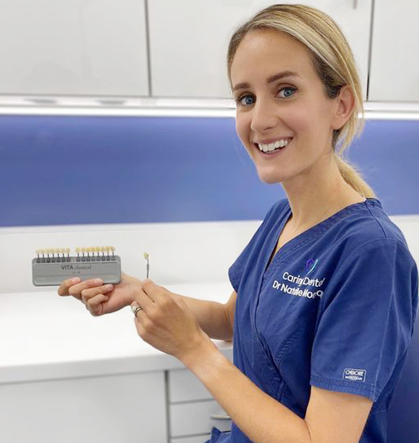 the teeth whitening process