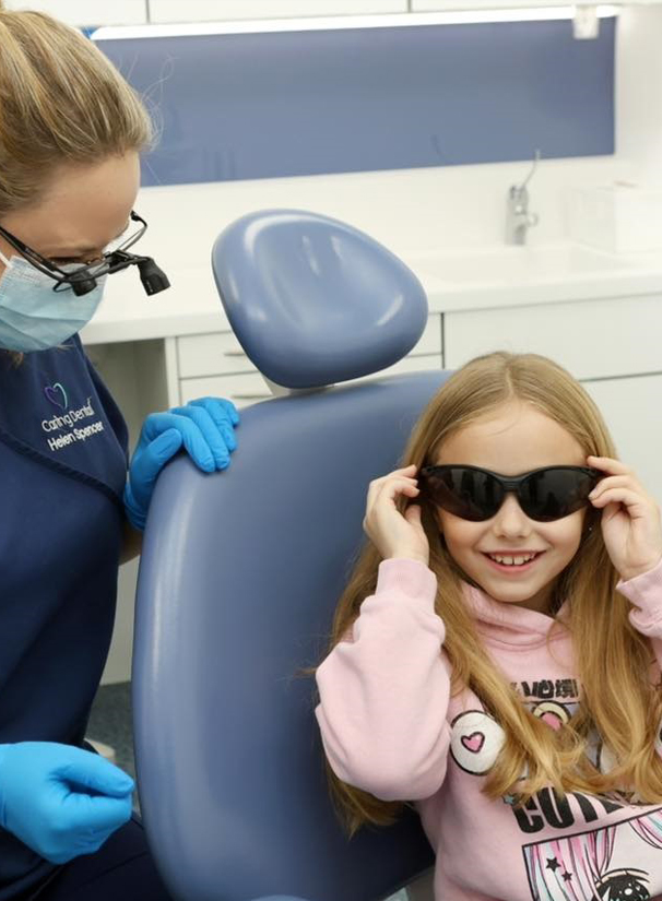 What happens at a child’s dental check-up?