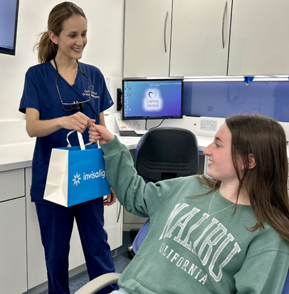 Receiving your aligners