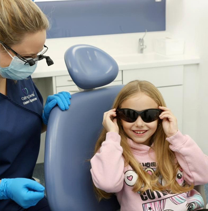 Visiting the hygienist