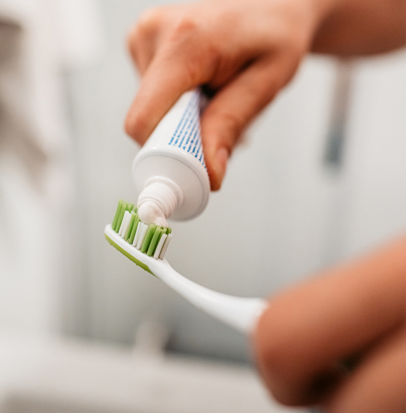 The right amount of toothpaste